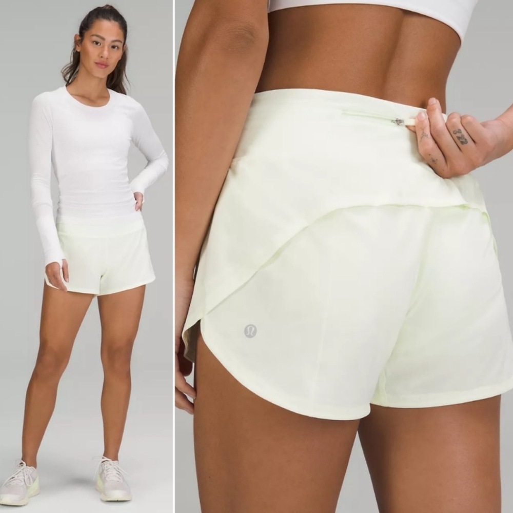 Lululemon | Speed Up Mid Rise Lined Elixir Yellow… - image 1